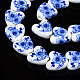 Handgemachte Porzellan-Keramik-Perlenstränge PORC-S502-042C-3
