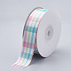Simple face polyester imprimé ruban gros-grain X-SRIB-N002-A03-2