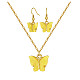 Alloy Acrylic Earrings & Necklaces Jewelry Sets SJEW-PH01380-06-1