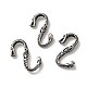 Cierres de serpiente en forma de s de acero inoxidable estilo tibetano 304 STAS-K250-06-1