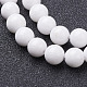 Chapelets de perles rondes en jade de Mashan naturelle X-G-D263-6mm-XS01-2