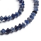 Chapelets de perles en sodalite naturelle G-E560-E01-4mm-3