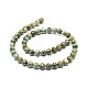 Chapelets de perles en jaspe de rhyolite naturelle G-F674-03A-8mm-2