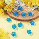 Perle di lampwork fatte a mano da 10 pz&nbsp;LAMP-TADJ0001-01G-5