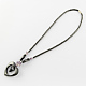 Non-Magnetic Synthetic Hematite Beaded Necklaces NJEW-R161-01-2