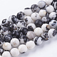 Chapelets de perles en zèbre naturel G-G542-10mm-16-1