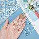 PH PandaHall 150pcs Transparent Glass Cabochons 7 Sizes Glass Dome Cabochons Clear Glass Pebbles Non-calibrated Round for Necklace Bracelets Jewelry Cameo Pendants Bookmarks GLAA-PH0002-34-9
