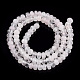 Rosa naturale fili di perle di quarzo G-R402-4x6-16-2