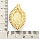 Латунные микропаве прозрачные подвески с фианитом KK-P263-20B-KCG-3