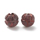 Perles de padouk africain WOOD-E012-01B-1