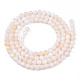 Eau douce naturelle de coquillage perles brins BSHE-T009A-01B-2