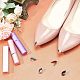 GORGECRAFT 3 Pairs Shoes Pointed Protector 3 Colors Shoe Toe Head Metal Protector Round Hollow High Heel Tip Pointed Cap Cover Shoe Decoration Charms for High Heel Shoes Protection Repair FIND-GF0003-85-5