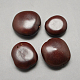 Perles de bois non teintées et naturelles WOOD-Q007-5-2