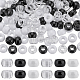 Sunnyclue 600 pièces 3 couleurs perles en plastique opaques KY-SC0001-89-1