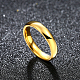 Regali di san valentino anelli per coppia in acciaio al titanio smaltato per donna RJEW-BB16394-7G-5