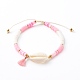 Bracelets de perles et ensembles de bracelets de perles tressés BJEW-JB06200-2