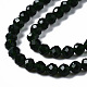 Synthetic Green Goldstone Beads Strands G-N328-44-3