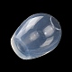 3D ミニ卵ディスプレイ装飾 DIY シリコン金型  レジン型  UVレジン＆エポキシレジンのクラフト作り用  ホワイトスモーク  21x26mm SIL-F005-01A-5