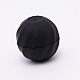 プラスチック製の空のリップクリーム球体容器  化粧品包装リップクリームボール  ブラック  4.2cm  内径：2.8のCM  容量：7g（0.23液量オンス）  4個/セット MRMJ-WH0064-26E-1