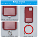 CRASPIRE Silicone Phone Bracelet Strap AJEW-CP0001-92-3
