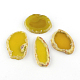 Dyed Mixed Shape Natural Agate Gemstone Big Pendants G-R300-06-1
