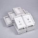 NBEADS 30 Pcs Silver Gift Boxes Presentation Box with Padding - Birthday Gift Box - Necklace Box Earring Box Ring Box Cardboard Jewellery Boxes CBOX-NB0001-03-4