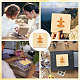Cartes commémoratives en bois&nbsp;WOOD-WH0040-001-3