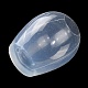 3D ミニ卵ディスプレイ装飾 DIY シリコン金型  レジン型  UVレジン＆エポキシレジンのクラフト作り用  ホワイトスモーク  28x35mm X-SIL-F005-01C-5