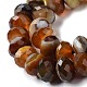 Agate à bandes naturelles / brins de perles d'agate à rayures G-E605-A01-01B-3