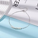 Bracciale a maglie di perle naturali con 304 catena di cavi in acciaio inossidabile da donna BJEW-JB08002-02-2