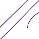 400mの平らな弾性クリスタルストリング  弾性ビーズ糸  ストレッチブレスレット作り用  青紫色  0.2mm  1 mm幅  約446.81ヤード（400m）/ロール NWIR-F011-03A-3