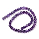 Natural Amethyst Beads Strands G-C079-B03-02-3