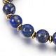 Perles mélange naturel étirer bracelets BJEW-MSMC002-31-4