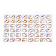 48 Uds cabujones de rhinestone de vidrio MRMJ-N029-03-10-1