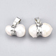 Encantos naturales de perlas cultivadas de agua dulce SSHEL-S254-07B-2