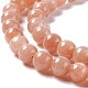 Chapelets de perles de pierre de soleil naturelle naturelles G-A205-28C-3