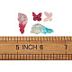 Transparent Spray Painted Glass Charms GLAA-TA0001-05-10
