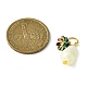 Ciondolo con perla imitazione fiore acrilico e plastica ABS PALLOY-JF02250-4