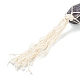 ジェムストーンペンダントの飾り  木綿糸で  ナゲット  310~325mm AJEW-I059-08C-3