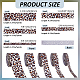 5 rouleau de 5 styles de rubans en polyester de 5 mètres&nbsp;SRIB-FG0001-34-2