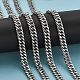 201 Stainless Steel Double Link Chains CHS-A003E-2.0mm-2