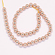 Chapelets de perles en verre électroplaqué EGLA-G017-10mm-A01-2