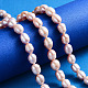 Perlas naturales abalorios de agua dulce cultivadas PEAR-D095-04-5