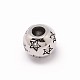Rondelle 304 Stainless Steel Grade A Rhinestone European Large Hole Beads OPDL-M012-11AS-1