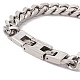 304 Stainless Steel Chunky Curb Chains Bracelet for Men Women BJEW-E107-11P-02-3