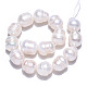 Fili di perle di perle d'acqua dolce coltivate naturali PEAR-N012-10D-2
