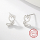 Sterling Silver Stud Earrings VL4448-1-2
