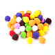 30mm multicolore assorti pom poms balles environ 250 pcs pour diy poupée artisanat partie décoration AJEW-PH0001-30mm-M-1