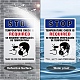 UV Protected & Waterproof Aluminum Warning Signs AJEW-GL0001-05C-09-5