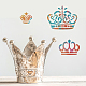 Mayjoydiy pochoir couronne roi reines couronne pochoirs pour peinture 11.8 × 11.8 pouces matériau animal de compagnie réutilisable lumière pour bricolage cadeau artisanat décoratif scrapbooking album papier carte DIY-WH0402-058-4